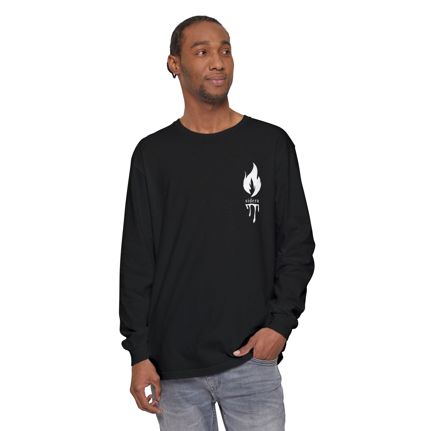 Sidera - "Your New Beginning" Skull & Flame Band Long-Sleeve Unisex Shirt