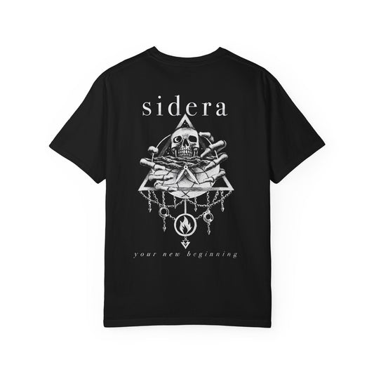 Sidera - "Your New Beginning" Skull & Flame Band Unisex Shirt