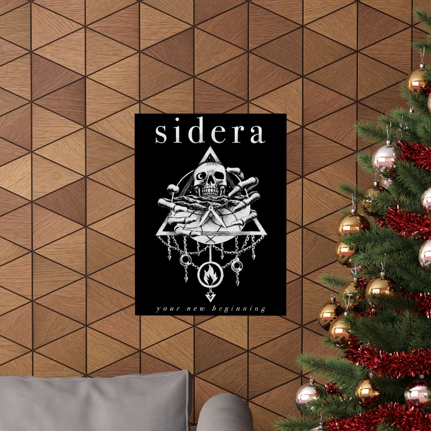 Sidera Artwork Poster - "Your New Beginning" Gothic Decor - Wall Art - Various Sizes