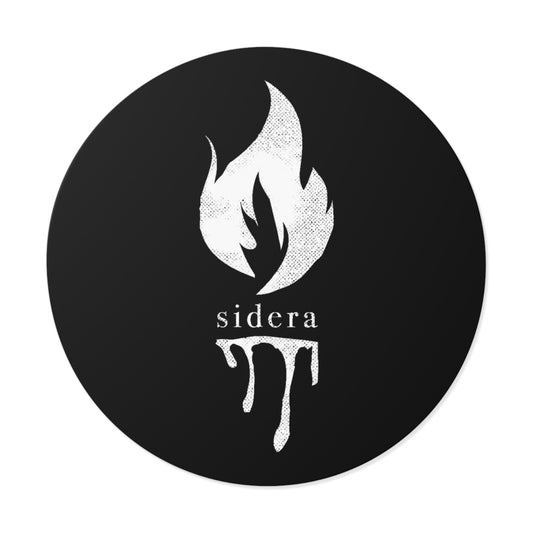 Sidera Flame Round Flame Insignia Vinyl Sticker
