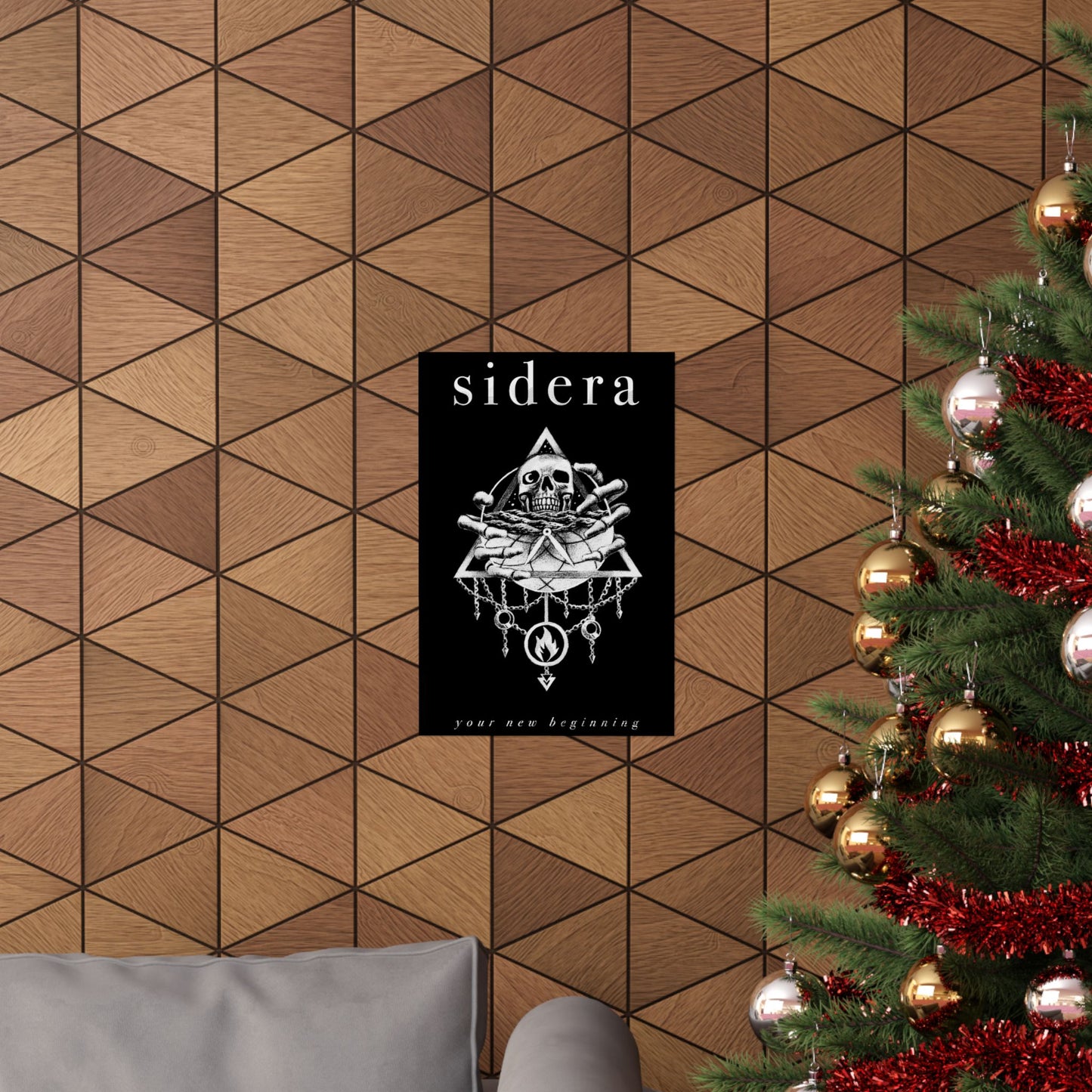 Sidera Artwork Poster - "Your New Beginning" Gothic Decor - Wall Art - Various Sizes