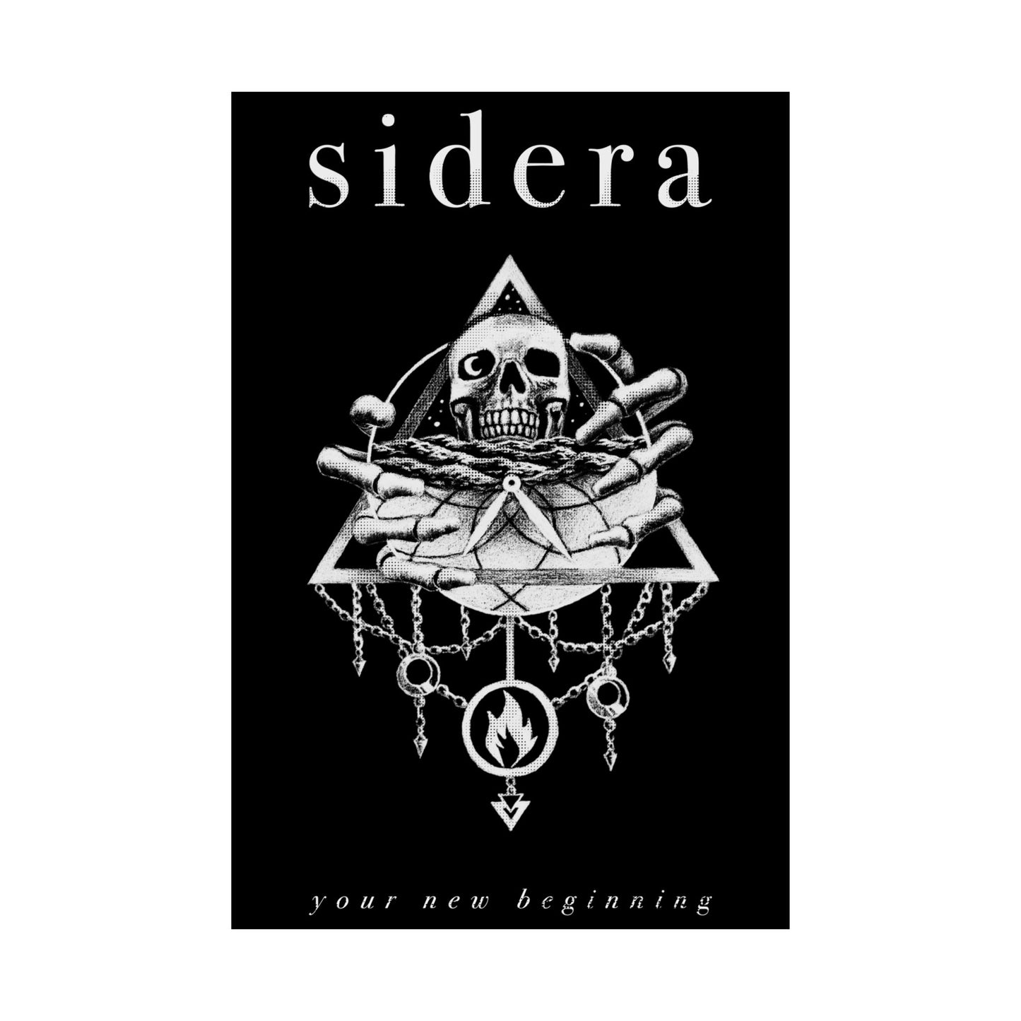 Sidera Artwork Poster - "Your New Beginning" Gothic Decor - Wall Art - Various Sizes