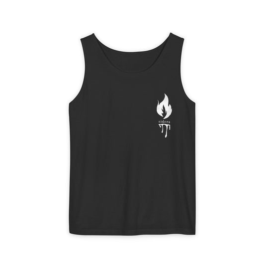 Sidera - "Your New Beginning" Skull & Flame Tank - Top - Unisex